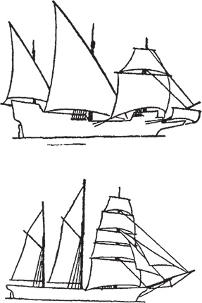 Иллюстрация к книге — Парусные корабли. История мореплавания и кораблестроения с древних времен до XIX века [i_122.jpg]