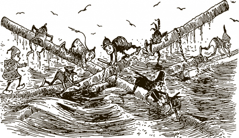 Иллюстрация к книге — Приключения Мурзилки и маленьких человечков [i_026.jpg]