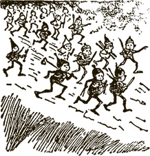 Иллюстрация к книге — Приключения Мурзилки и маленьких человечков [i_035.jpg]