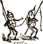 Иллюстрация к книге — Приключения Мурзилки и маленьких человечков [i_040.jpg]