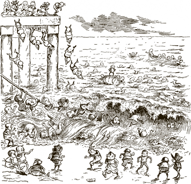 Иллюстрация к книге — Приключения Мурзилки и маленьких человечков [i_126.jpg]