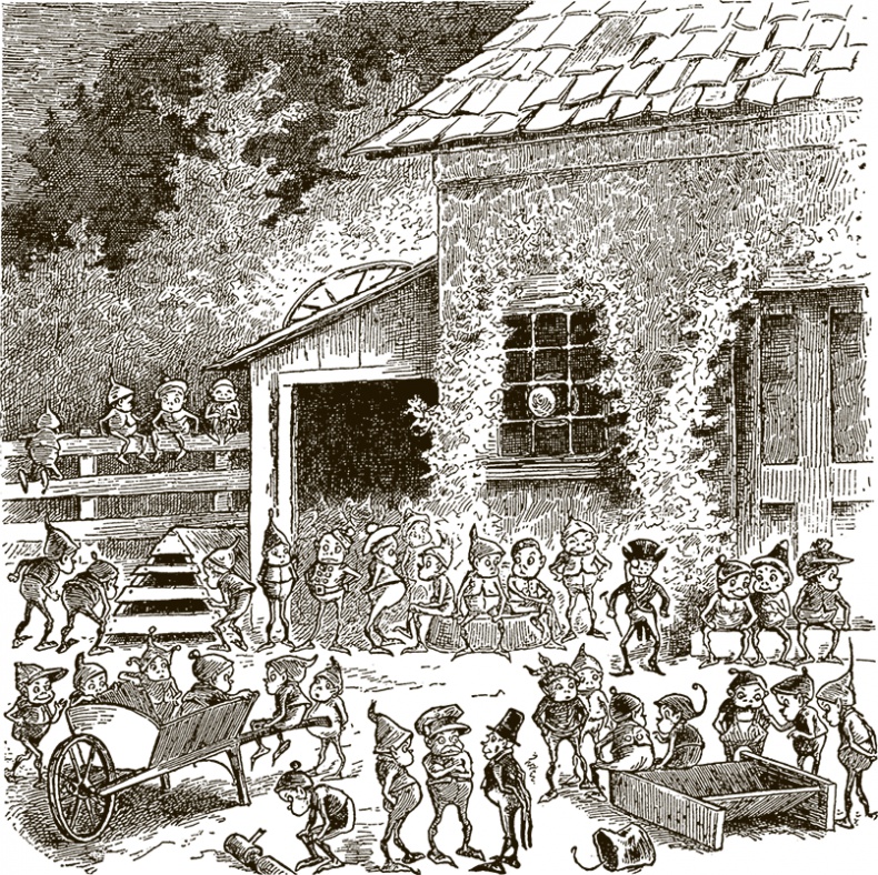 Иллюстрация к книге — Приключения Мурзилки и маленьких человечков [i_152.jpg]