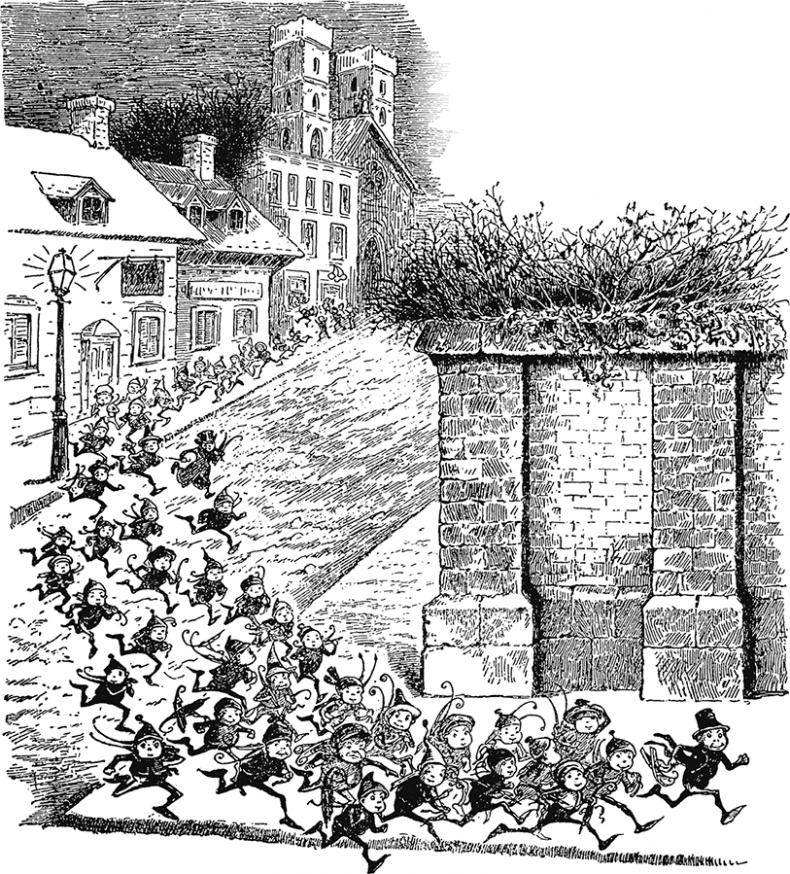 Иллюстрация к книге — Приключения Мурзилки и маленьких человечков [i_178.jpg]