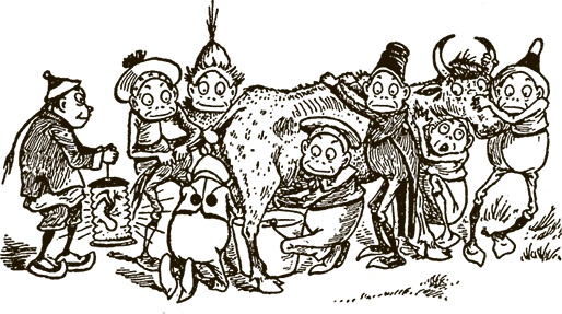 Иллюстрация к книге — Приключения Мурзилки и маленьких человечков [i_228.jpg]