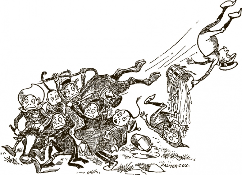 Иллюстрация к книге — Приключения Мурзилки и маленьких человечков [i_230.jpg]