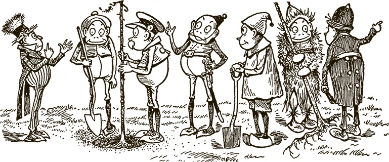 Иллюстрация к книге — Приключения Мурзилки и маленьких человечков [i_239.jpg]