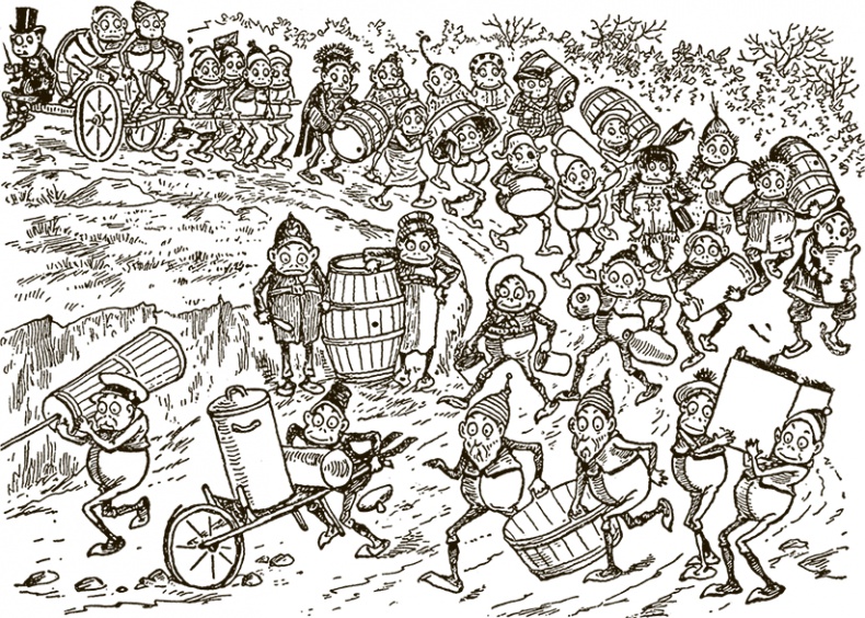 Иллюстрация к книге — Приключения Мурзилки и маленьких человечков [i_252.jpg]