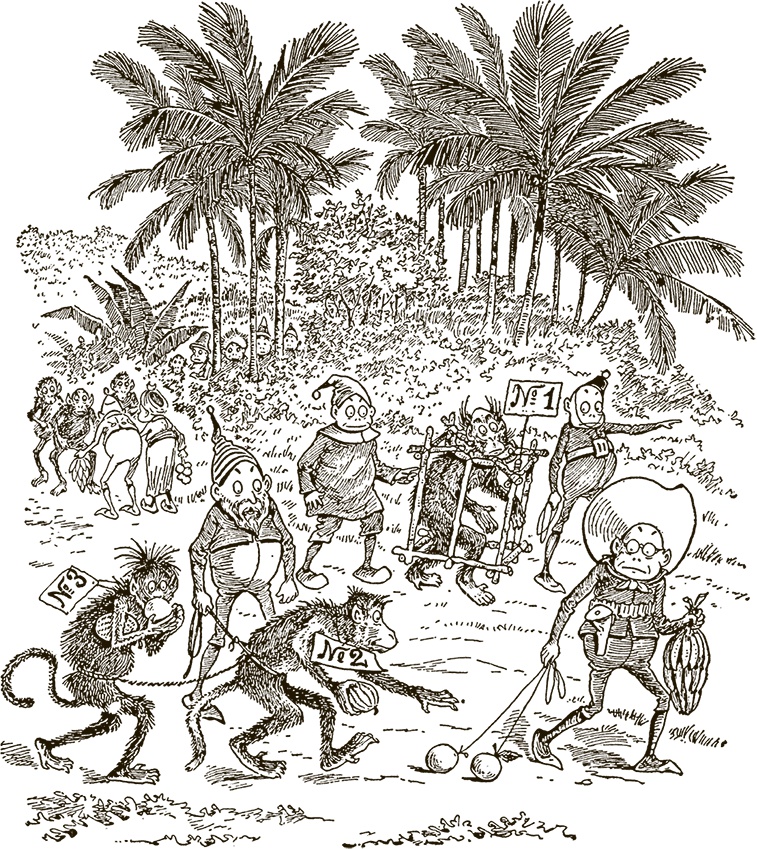 Иллюстрация к книге — Приключения Мурзилки и маленьких человечков [i_283.jpg]