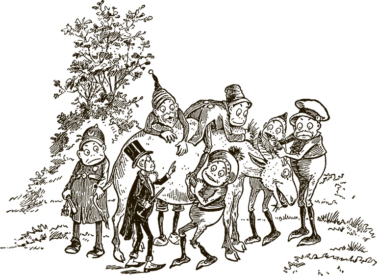 Иллюстрация к книге — Приключения Мурзилки и маленьких человечков [i_289.jpg]