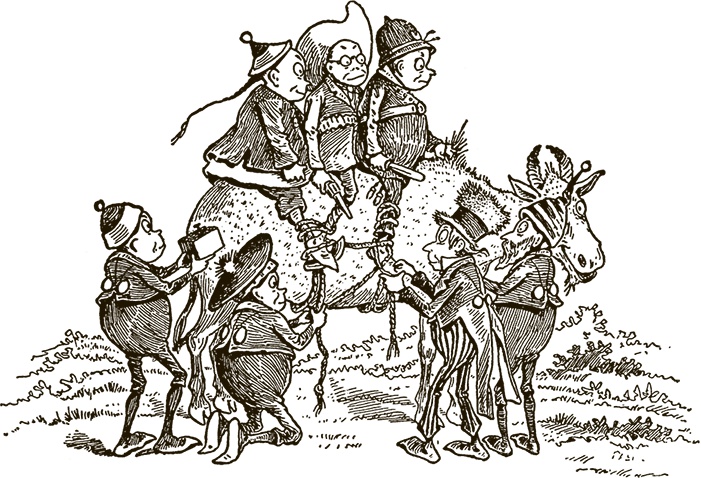 Иллюстрация к книге — Приключения Мурзилки и маленьких человечков [i_291.jpg]