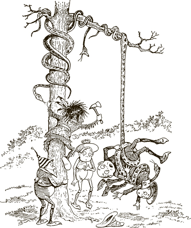 Иллюстрация к книге — Приключения Мурзилки и маленьких человечков [i_297.jpg]