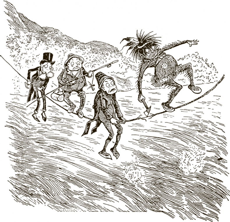 Иллюстрация к книге — Приключения Мурзилки и маленьких человечков [i_302.jpg]