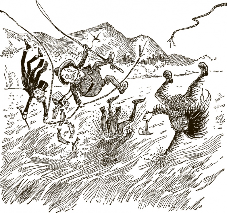 Иллюстрация к книге — Приключения Мурзилки и маленьких человечков [i_303.jpg]