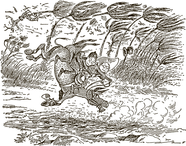 Иллюстрация к книге — Приключения Мурзилки и маленьких человечков [i_305.jpg]