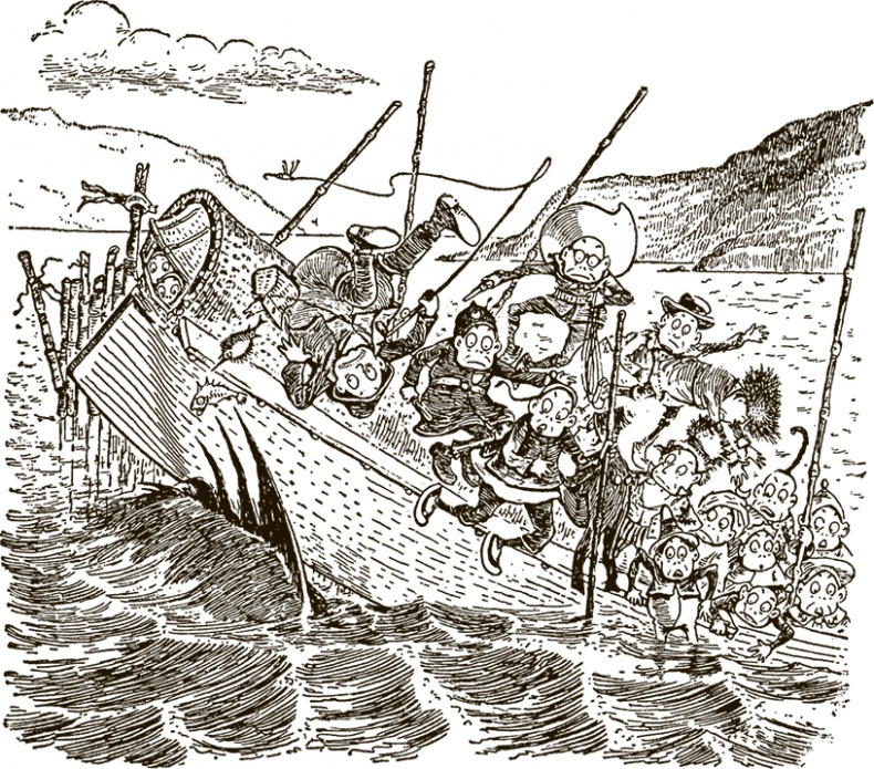 Иллюстрация к книге — Приключения Мурзилки и маленьких человечков [i_324.jpg]