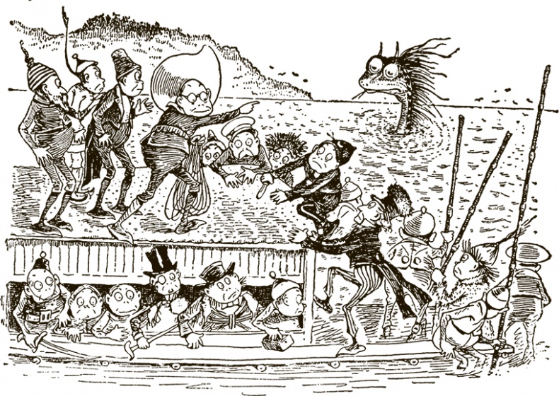 Иллюстрация к книге — Приключения Мурзилки и маленьких человечков [i_325.jpg]