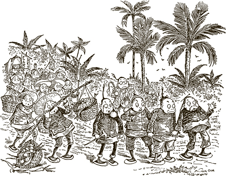 Иллюстрация к книге — Приключения Мурзилки и маленьких человечков [i_332.jpg]