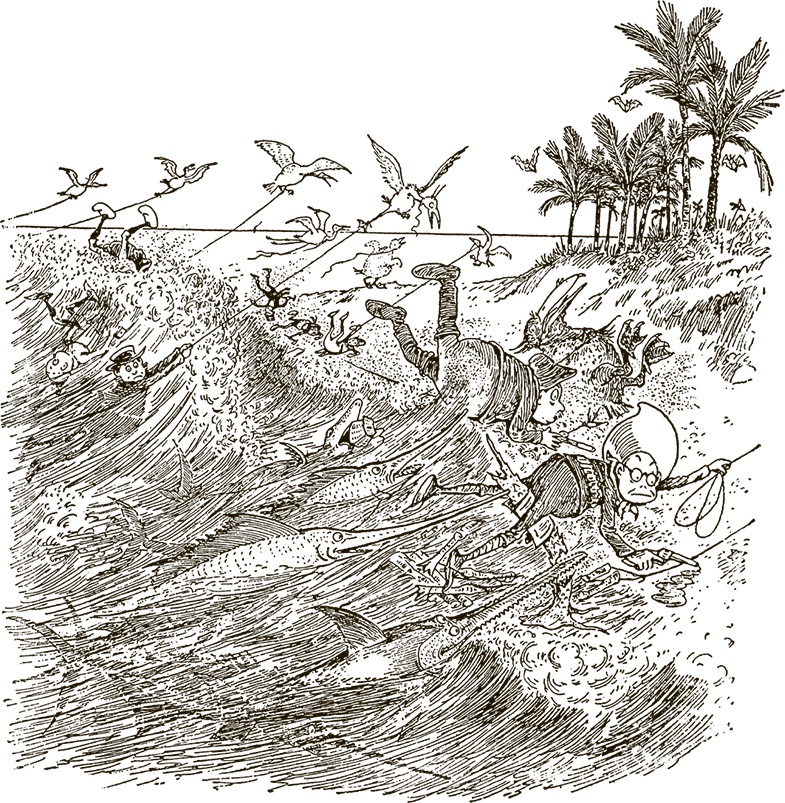 Иллюстрация к книге — Приключения Мурзилки и маленьких человечков [i_344.jpg]