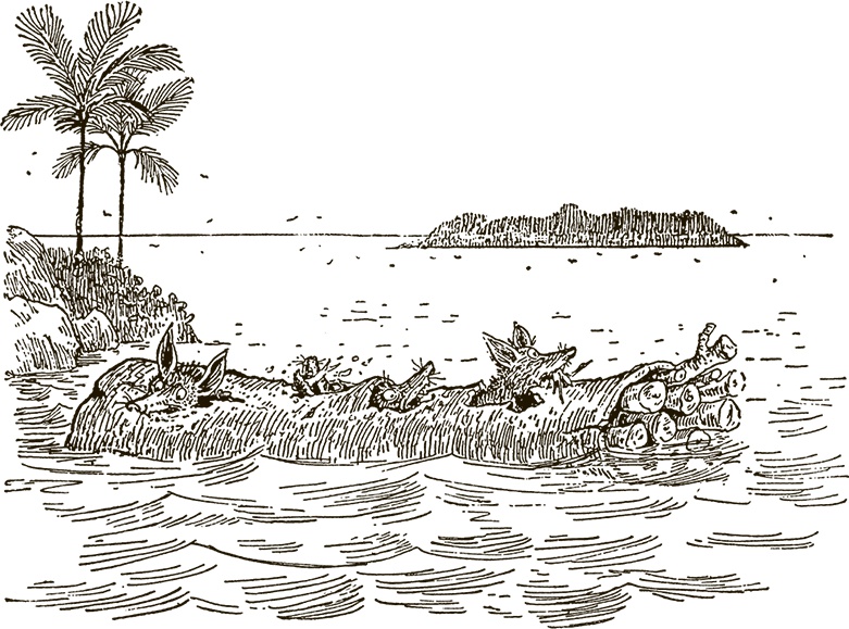 Иллюстрация к книге — Приключения Мурзилки и маленьких человечков [i_351.jpg]