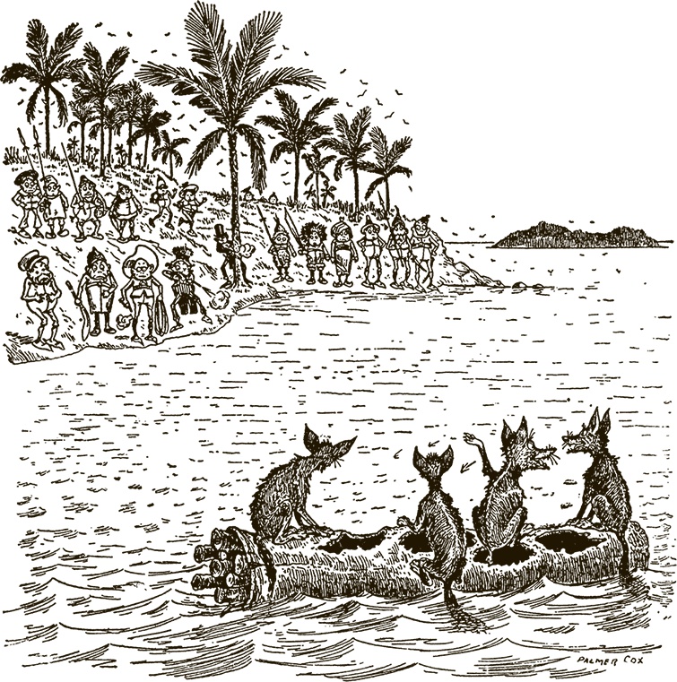 Иллюстрация к книге — Приключения Мурзилки и маленьких человечков [i_352.jpg]