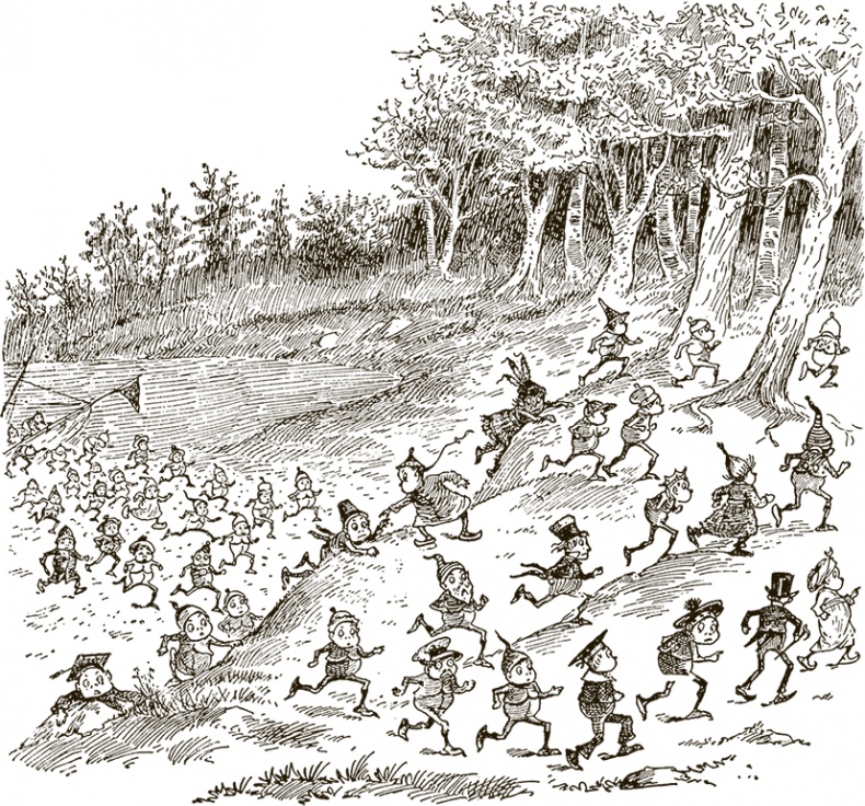 Иллюстрация к книге — Приключения Мурзилки и маленьких человечков [i_358.jpg]