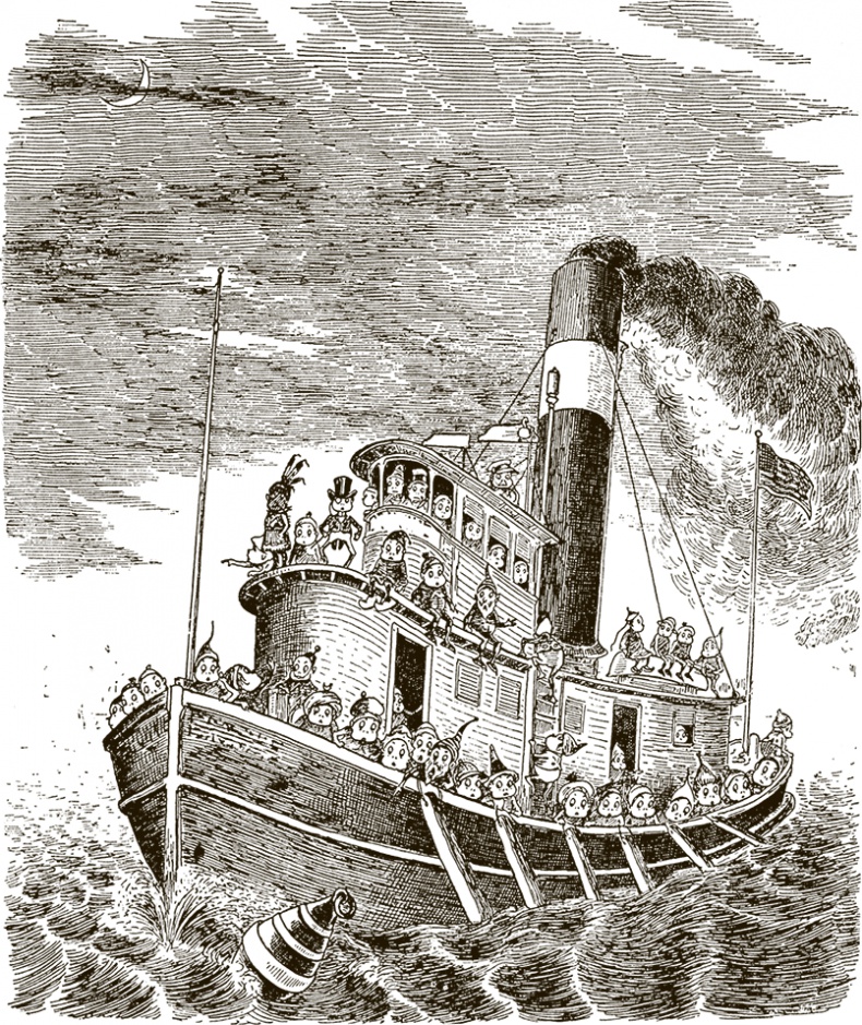 Иллюстрация к книге — Приключения Мурзилки и маленьких человечков [i_359.jpg]