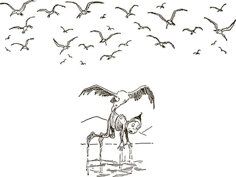 Иллюстрация к книге — Приключения Мурзилки и маленьких человечков [i_363.jpg]