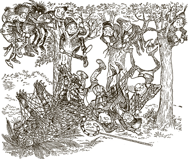 Иллюстрация к книге — Приключения Мурзилки и маленьких человечков [i_371.jpg]