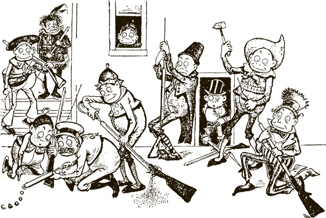 Иллюстрация к книге — Приключения Мурзилки и маленьких человечков [i_404.jpg]