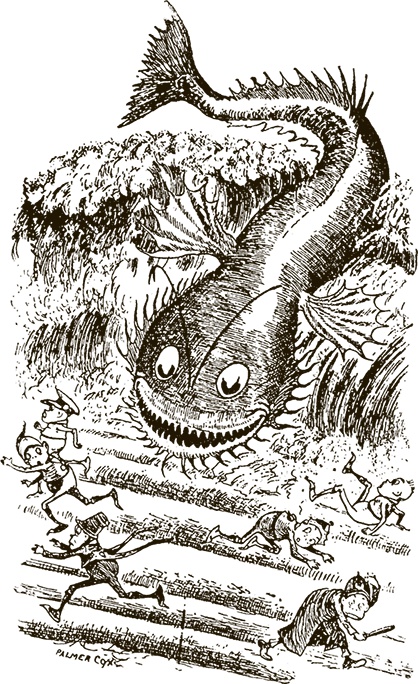 Иллюстрация к книге — Приключения Мурзилки и маленьких человечков [i_412.jpg]