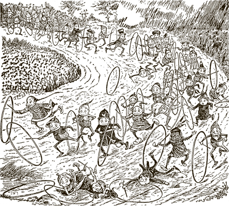 Иллюстрация к книге — Приключения Мурзилки и маленьких человечков [i_418.jpg]