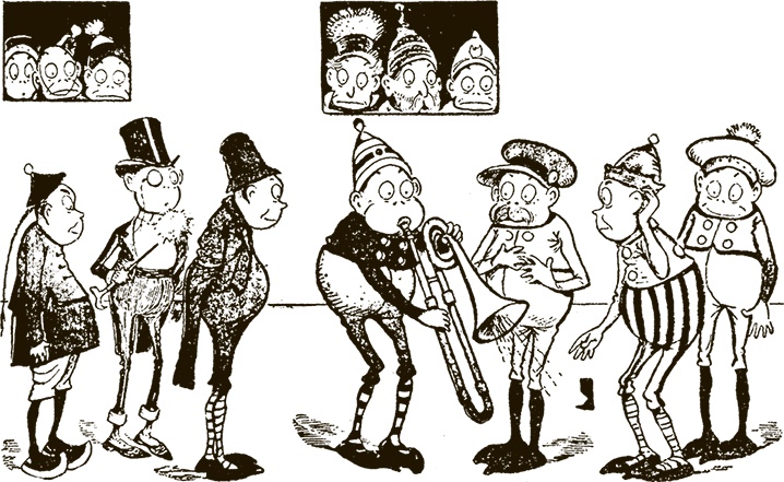 Иллюстрация к книге — Приключения Мурзилки и маленьких человечков [i_439.jpg]