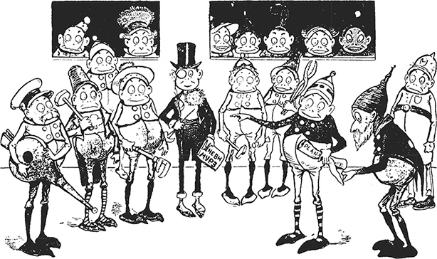 Иллюстрация к книге — Приключения Мурзилки и маленьких человечков [i_458.jpg]