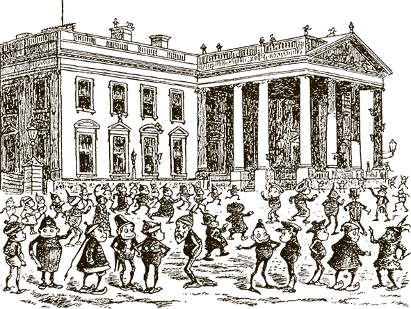 Иллюстрация к книге — Приключения Мурзилки и маленьких человечков [i_464.jpg]