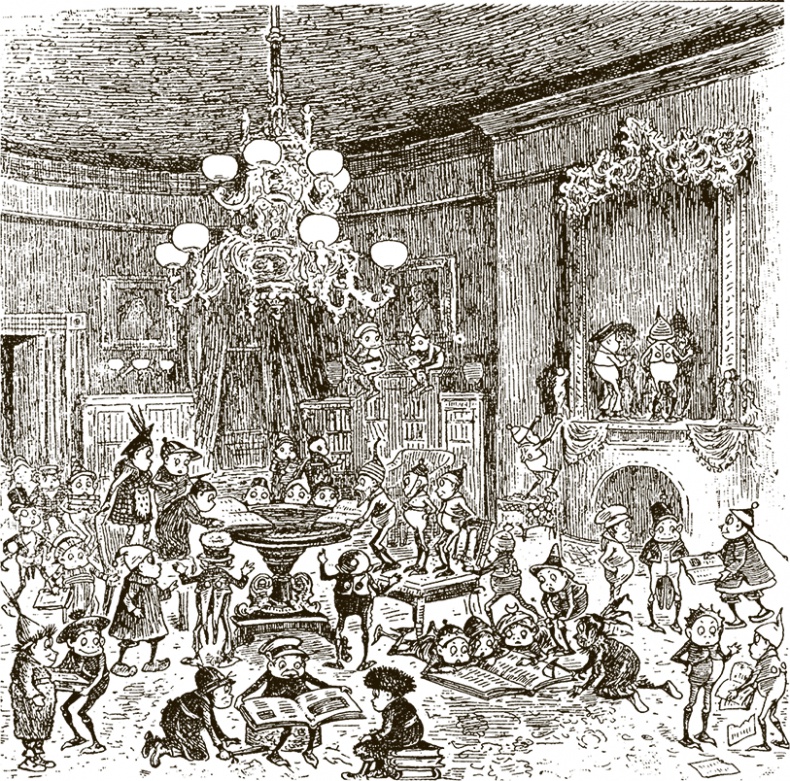 Иллюстрация к книге — Приключения Мурзилки и маленьких человечков [i_465.jpg]