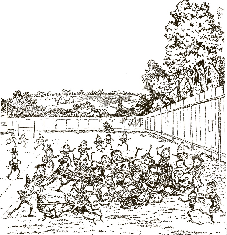 Иллюстрация к книге — Приключения Мурзилки и маленьких человечков [i_480.jpg]