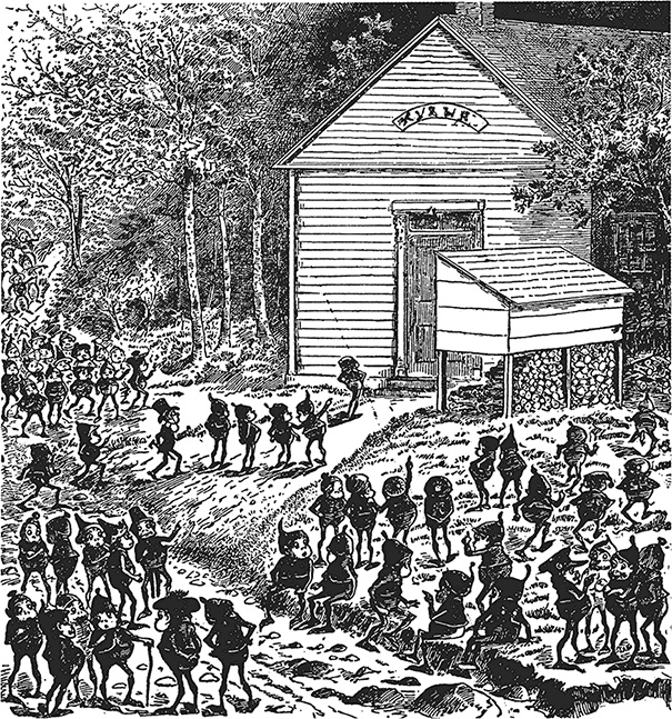 Иллюстрация к книге — Приключения Мурзилки и маленьких человечков [i_483.jpg]