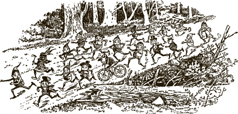 Иллюстрация к книге — Приключения Мурзилки и маленьких человечков [i_490.jpg]