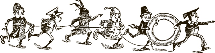 Иллюстрация к книге — Приключения Мурзилки и маленьких человечков [i_496.jpg]