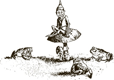 Иллюстрация к книге — Приключения Мурзилки и маленьких человечков [i_560.jpg]