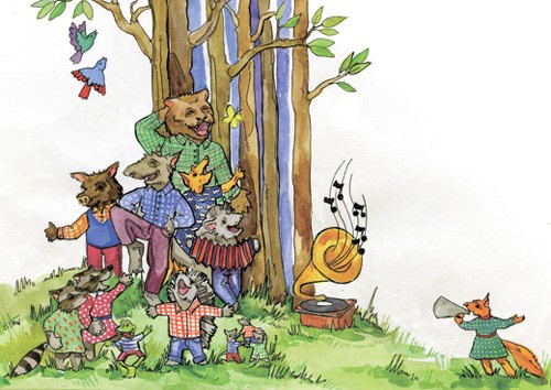 Иллюстрация к книге — Сказки Дружного леса [i_001.jpg]