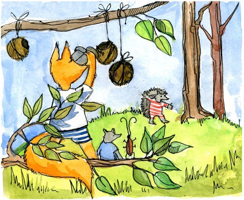 Иллюстрация к книге — Сказки Дружного леса. Новые приключения маленького Ёжика [i_002.jpg]