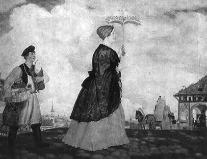 Иллюстрация к книге — Жизнь русского обывателя. На шумных улицах градских [pic_29.jpg]