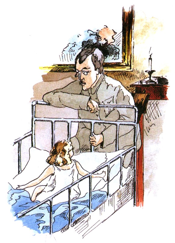 Иллюстрация к книге — Девочка с голубыми глазками. Марочкин сон [i_003.jpg]