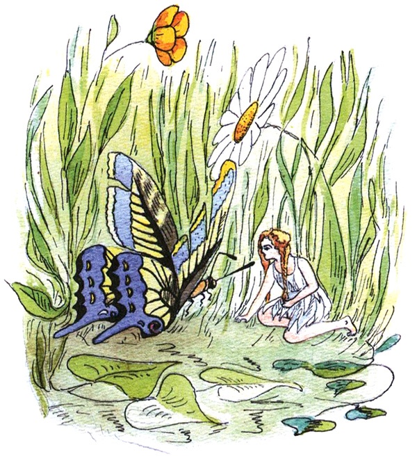 Иллюстрация к книге — Девочка с голубыми глазками. Марочкин сон [i_010.jpg]