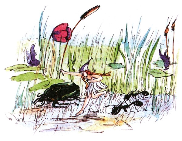 Иллюстрация к книге — Девочка с голубыми глазками. Марочкин сон [i_012.jpg]