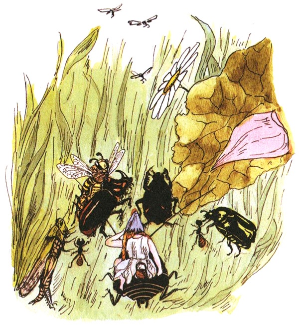 Иллюстрация к книге — Девочка с голубыми глазками. Марочкин сон [i_019.jpg]