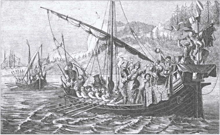 Иллюстрация к книге — За три моря за зипунами [i_025.jpg]