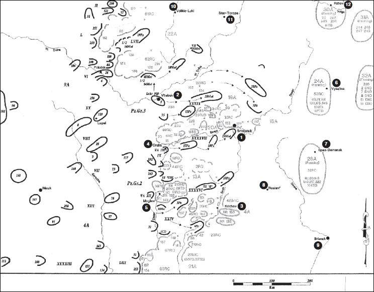 Иллюстрация к книге — Крах плана "Барбаросса". Противостояние под Смоленском. Том 1 [i_020.jpg]