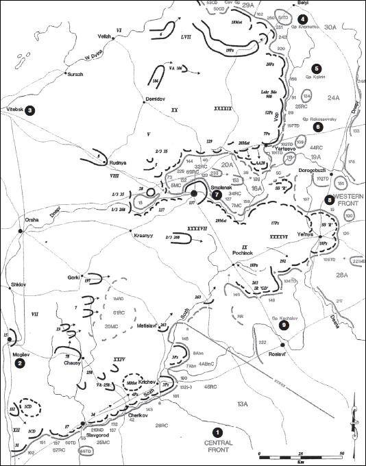 Иллюстрация к книге — Крах плана "Барбаросса". Противостояние под Смоленском. Том 1 [i_032.jpg]